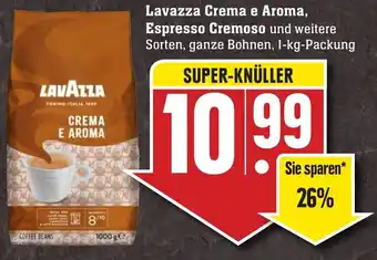 Edeka Neukauf Lavazza Crema e Aroma, Espresso Cremoso 1 kg Packung Angebot