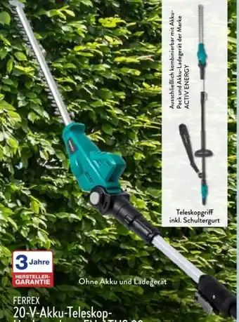 Aldi Nord 20-V-Akku-Teleskop-Heckenschere FN-ATHS Angebot