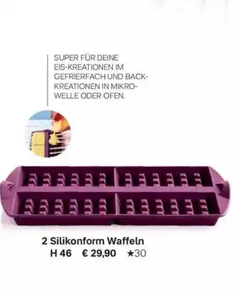 Tupperware Silikonform Waffeln Angebot