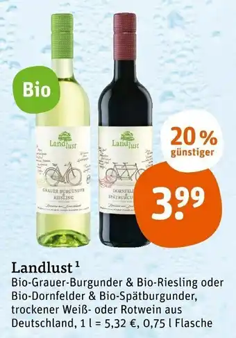 tegut Landlust 0,75L Angebot