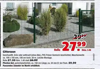 Hagebau Gitterzaun Angebot
