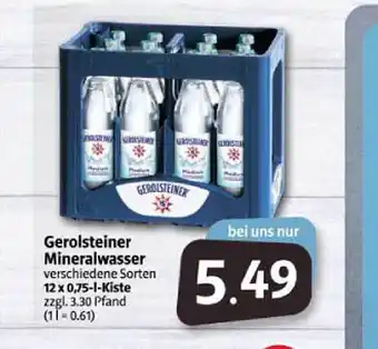 Markant Markt Gerolsteiner Mineralwasser Angebot