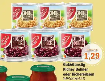 Aktiv Irma Gut & Günstig Kidney Bohnen Oder Kichererbsen Angebot