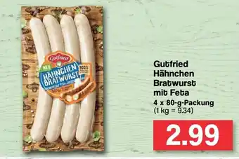 Famila Nord West Gutfried Hähnchen Bratwurst mit Feta 4x80g Angebot