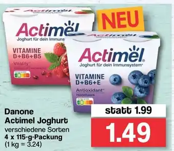 Famila Nord West Danone Actimel Joghurt 4x115g Angebot