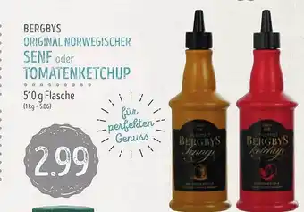 Edeka Struve Bergbys Original Norwegischer Senf Oder Tomatenketchup Angebot