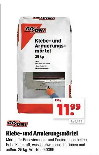 Hagebau Klebe Und Armierungsmörtel Angebot