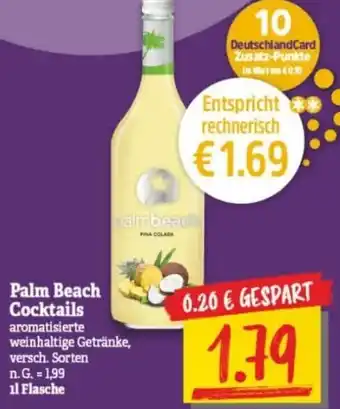 NP Discount Palm Beach Cocktails 1L Flasche Angebot