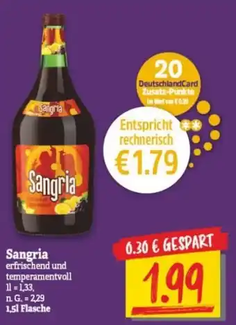 NP Discount Sangria 1,5 L Flasche Angebot