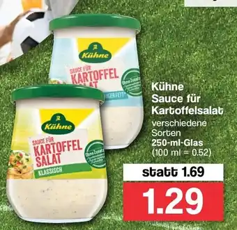 Famila Nord West Kühne Sauce für Kartoffelsalat 250ml Glas Angebot