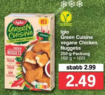 Famila Nord West Iglo Green Cuisine vegane Chicken Nuggets 250g Angebot