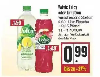 Edeka Volvic Juicy Oder Limotion Angebot