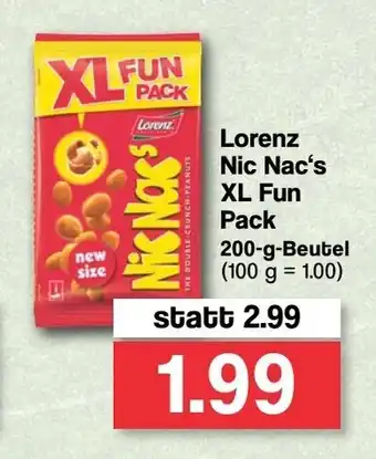 Famila Nord West Lorenz Nic Nac's XL Fun Pack 200g Beutel Angebot