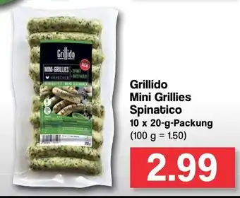 Famila Nord West Grillido Mini Grillies Spinatico 10x20g Angebot