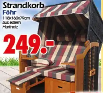 Wreesmann Strandkorb Föhr Angebot