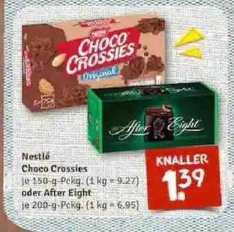 nahkauf Nestlé Choco Crossies Oder After Eight Angebot