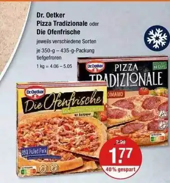 V Markt Dr. Oetker Pizza Tradizionale Oder Die Foenfrische Angebot