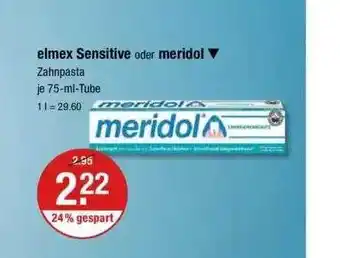 V Markt Elmex Sensitive Oder Meridol Angebot