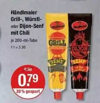 V Markt H¨handlmaier Grill- Würslti- Oder Digon-senf Mit Chili Angebot