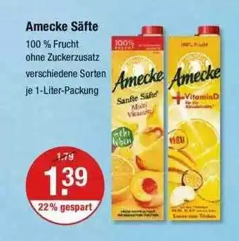 V Markt Amecke Säfte Angebot