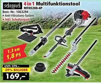 Norma24 Scheppach 4in1 Multifunktionstool Mfh5200-4p Angebot