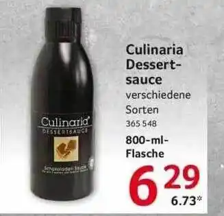 Selgros Culinaria Dessert-sauce Angebot