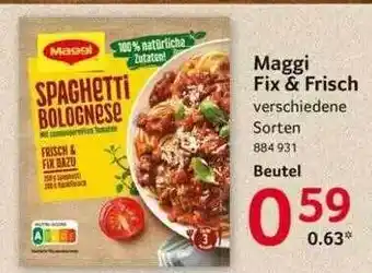 Selgros Maggi Fix & Frisch Angebot