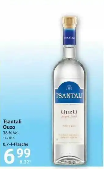 Selgros Tsantali Ouzo Angebot