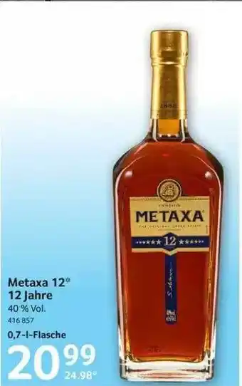 Selgros Metaxa 12 Angebot