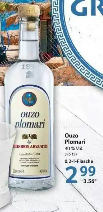 Selgros Ouzo Plomari Angebot