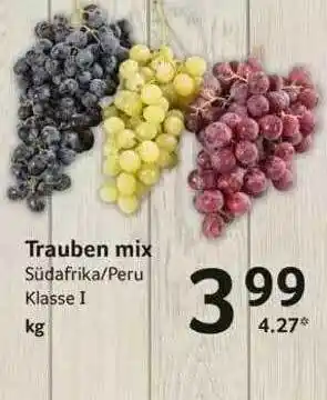 Selgros Trauben Mix Angebot