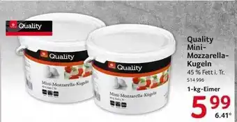 Selgros Quality Mini-mozzarella-kugeln Angebot