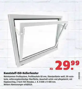 Hagebau Kunststoff-iso-kellerfenster Angebot