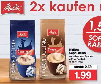 Famila Nord West Melitta Cappucino 400g Beutel Angebot