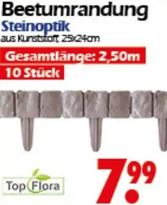 Wreesmann Beetumrandung Steinoptik 10 Stück Angebot