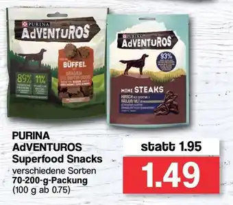 Famila Nord West Purina Adventuros Superfood Snacks 70-200g Angebot