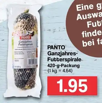 Famila Nord West Panto Ganzjahres Futterspirale 420g Angebot