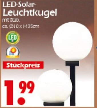 Wreesmann LED Solar Leuchtkugel Angebot