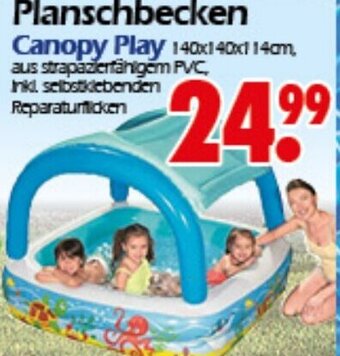 Wreesmann Planschbecken Canopy Play Angebot