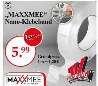 Woolworth Maxxmee Nano-klebeband Angebot