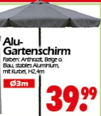 Wreesmann Alu Gartenschirm Angebot