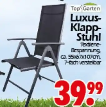 Wreesmann Luxus Klappstuhl Angebot