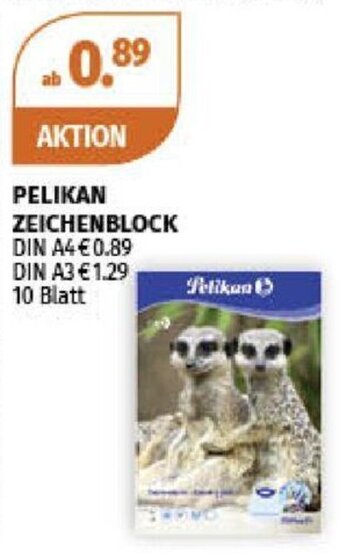 Müller Pelikan Zeichenblock Angebot