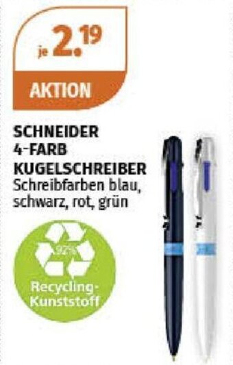 Müller Schneider 4-Farb Kugelschreiber Angebot