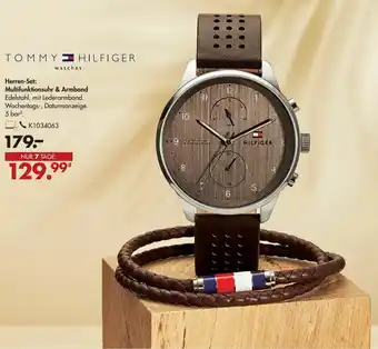 Galeria Tommy Hilfiger Herren Set: Multifunktionsuhr & Armband Angebot