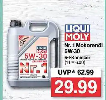 Famila Nord West Liquimoly Nr. 1 Motorenöl 5w-30 Angebot