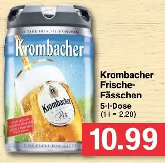 Famila Nord West Krombacher Frische Fässchen 5 L Dose Angebot