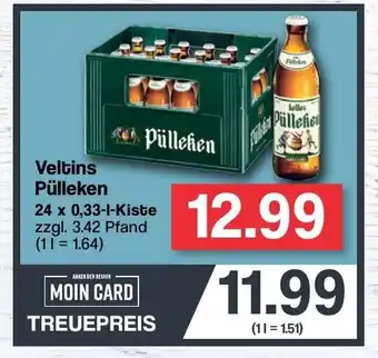 Famila Nord West Veltins Pülleken 24x0,33 L Kiste Angebot