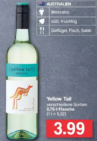 Famila Nord West Yellow Tail 0,75 L Flasche Angebot