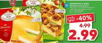 Kaufland Coppenrath & Wiese Alt Böhmischer Kuchen 1,1-1,25kg Angebot